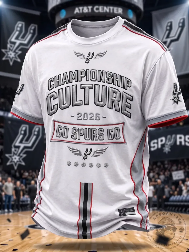 San Antonio Spurs Basketball Championship Culture 2026 T-Shirt