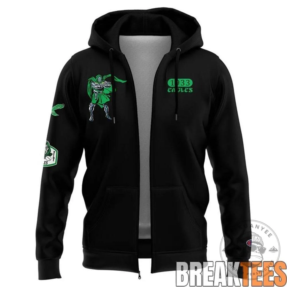 Philadelphia Eagles Doctor Doom Disney Fan Draft 2026 Full-Zip Hoodie 8 Philadelphia Eagles Doctor Doom Disney Fan Draft 2026 Full-Zip Hoodie