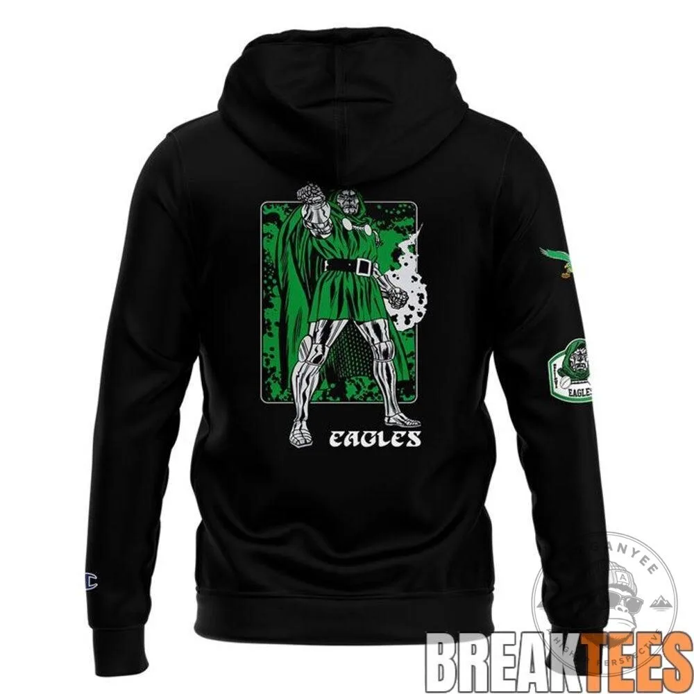 Philadelphia Eagles Doctor Doom Disney Fan Draft 2026 Full-Zip Hoodie 9 Philadelphia Eagles Doctor Doom Disney Fan Draft 2026 Full-Zip Hoodie
