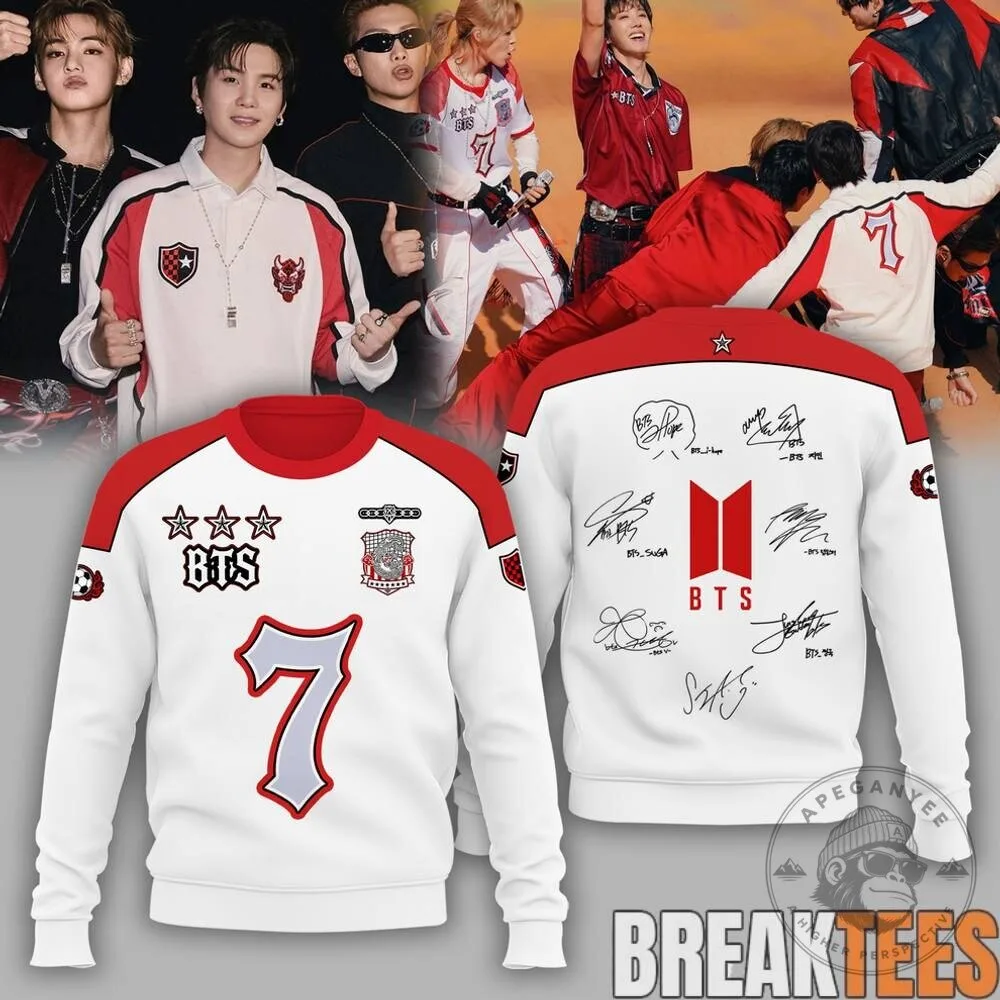 BTS Suga FIFA World Cup Finals Half-Time Show Special Sweatshirt