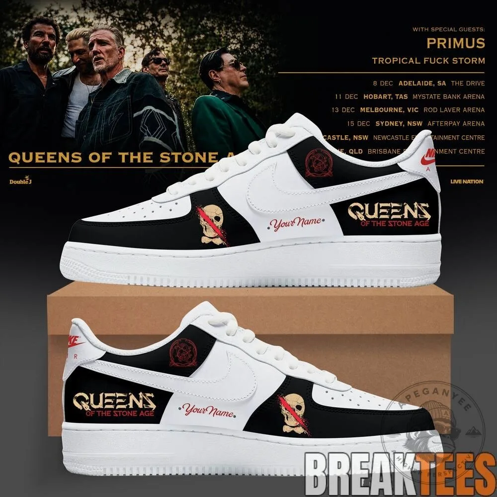 Queens of the Stone Age Australia Tour 2026 Custom Air Force 1 Shoes