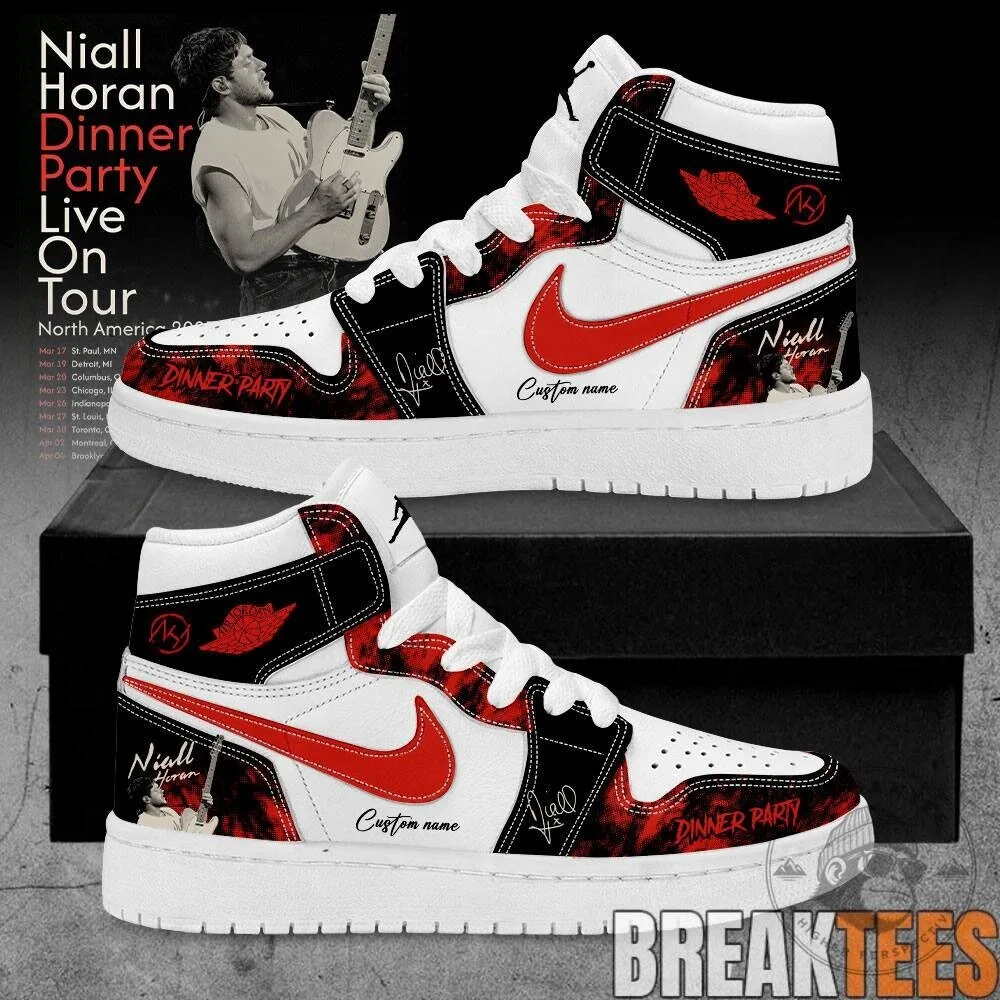 Niall Horan Dinner Party Live On Tour 2026-2027 Signature Custom Air Jordan Shoes