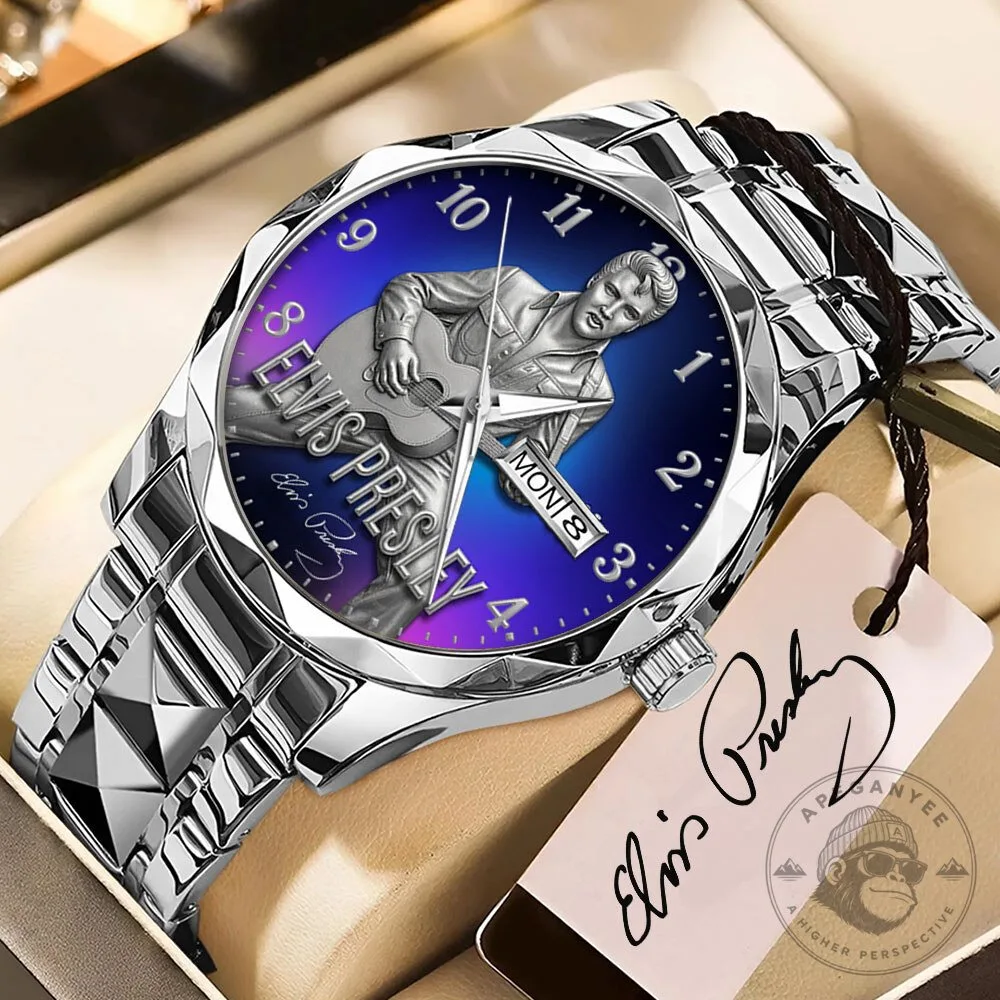 Elvis Presley The King of Rock and Roll Luxury Quartz Watch