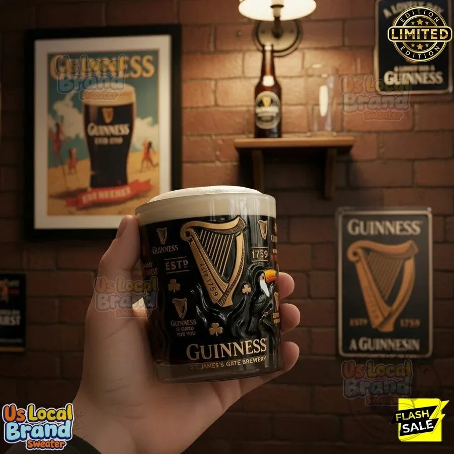 Guinness Beer Heritage Est. 1759 Classic Edition Drinking Glass