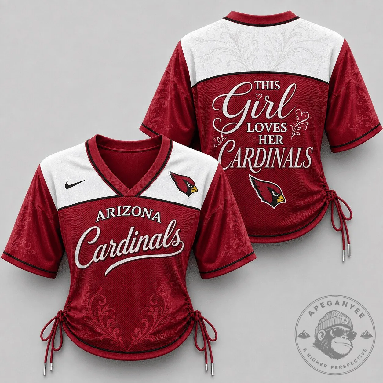 Arizona Cardinals Football Team This Girl Loves Her Cardinals Women's Jersey