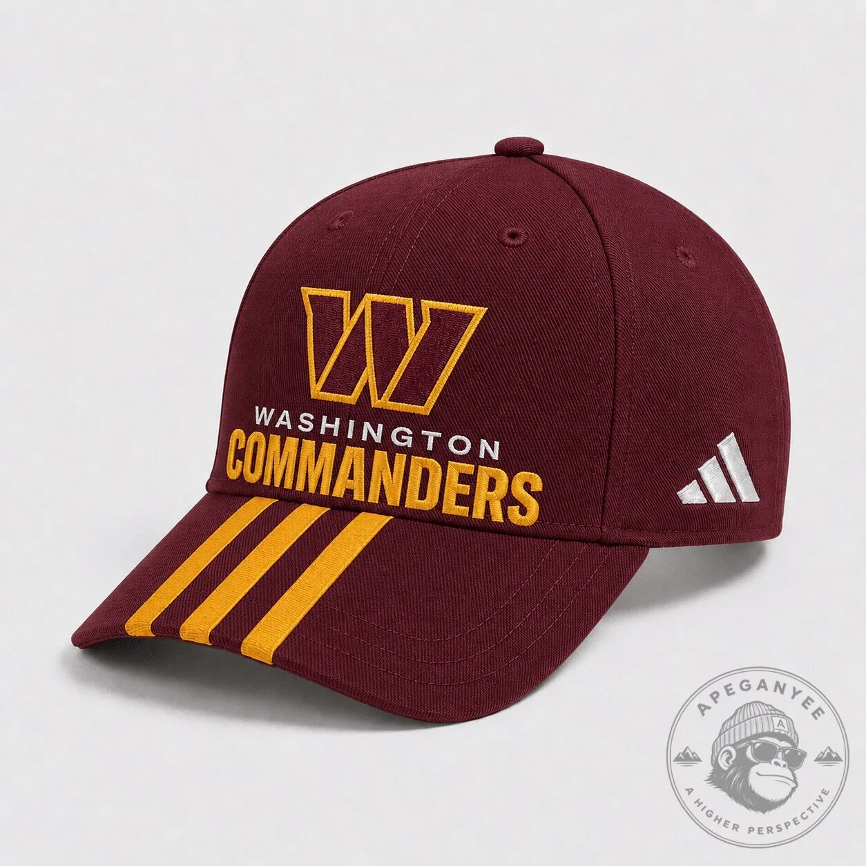 Washington Commanders National Football League Team Logo Maroon Cap Hat