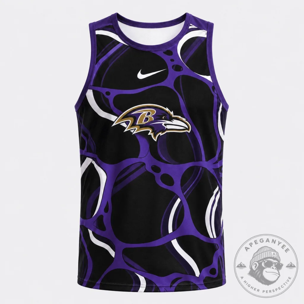 Baltimore Ravens National Football League Athletic Graphic Tank Top