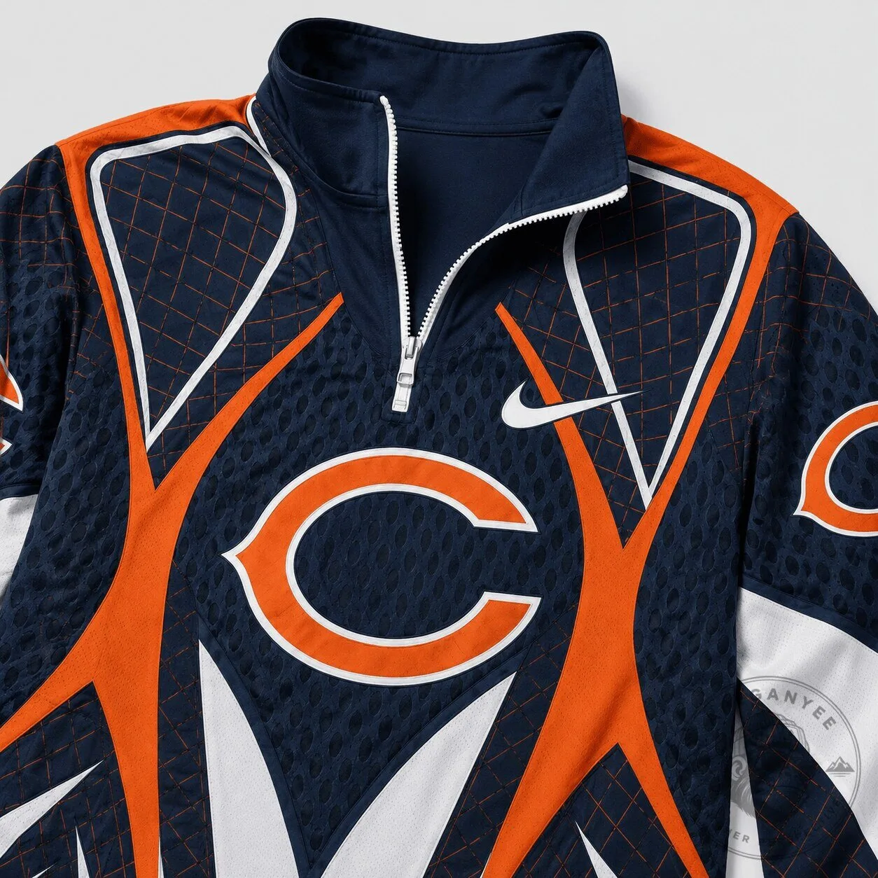 Chicago Bears NFL Women's Stadium Queen V-Neck Zipper Jacket