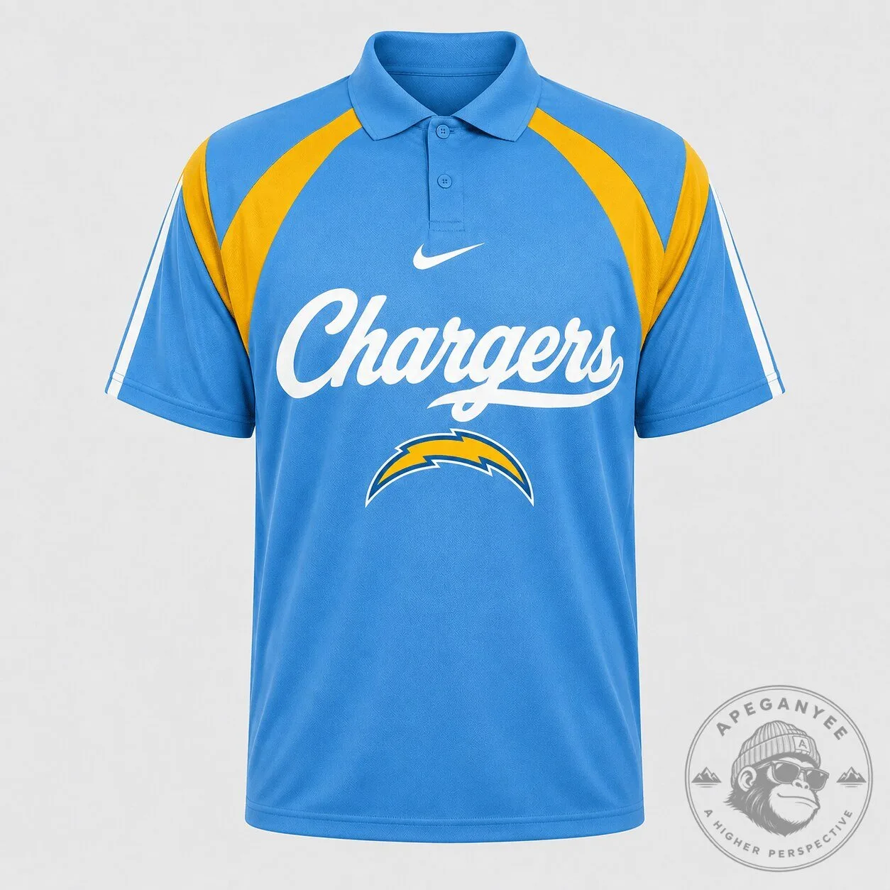 Los Angeles Chargers National Football League Men's Polo Shirt
