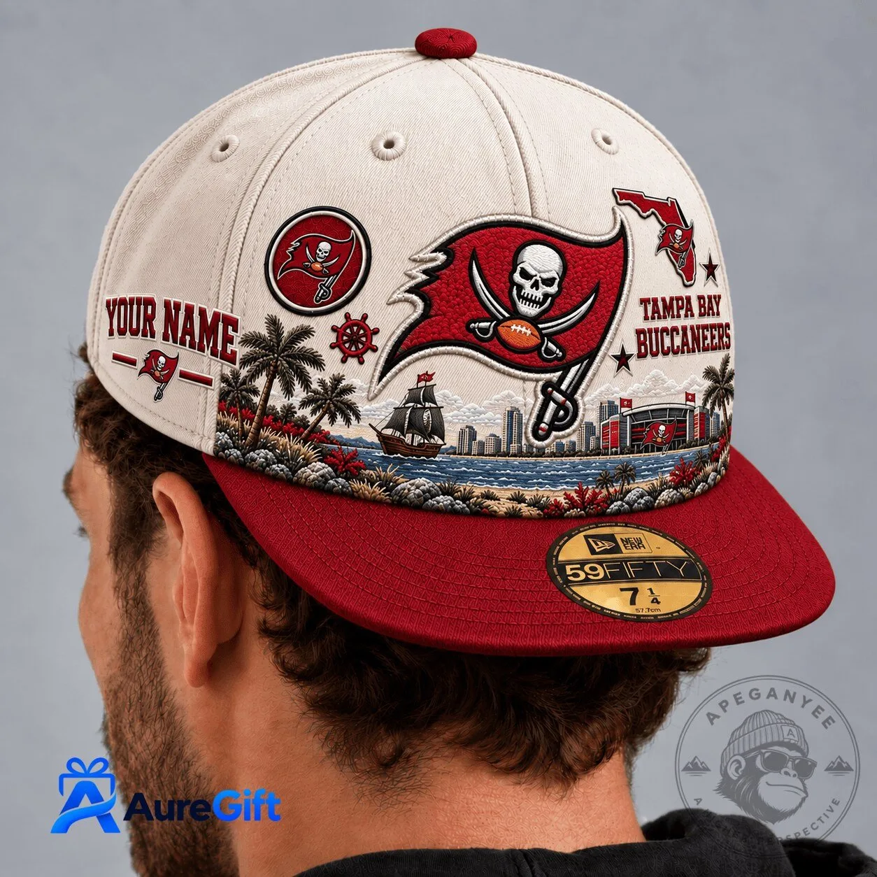 Tampa Bay Buccaneers Personalized NFL Football Team Fan Cap Hat