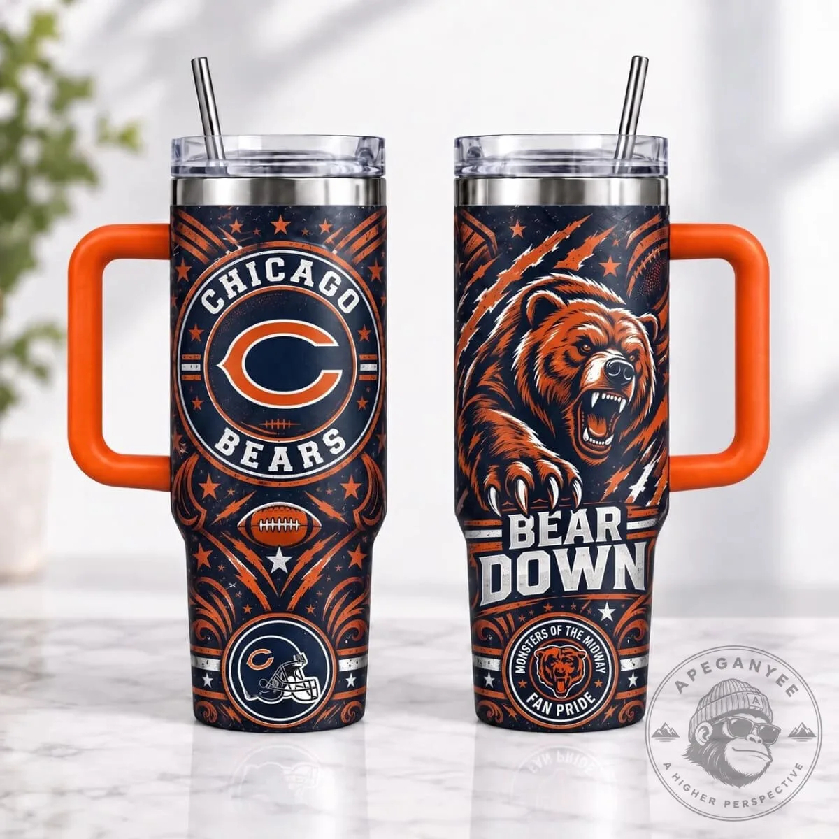 Chicago Bears National Football League Tumbler with Handle