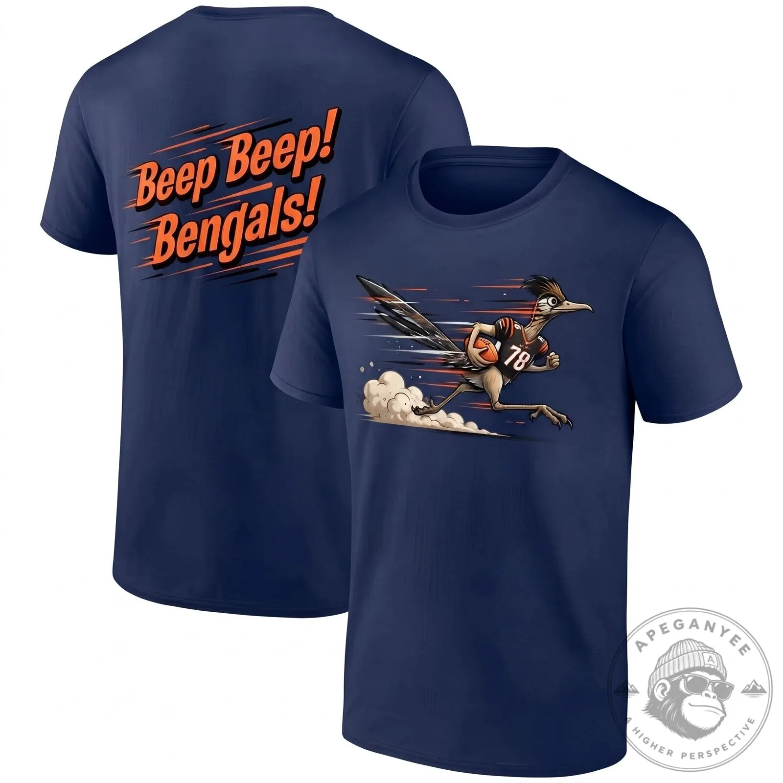 Cincinnati Bengals Road Runner Beep Beep Football Fan T-Shirt 9 Cincinnati Bengals Road Runner Beep Beep Football Fan T-Shirt