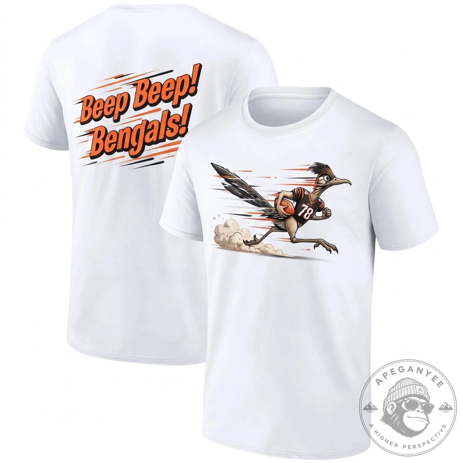 Cincinnati Bengals Road Runner Beep Beep Football Fan T-Shirt 10 Cincinnati Bengals Road Runner Beep Beep Football Fan T-Shirt