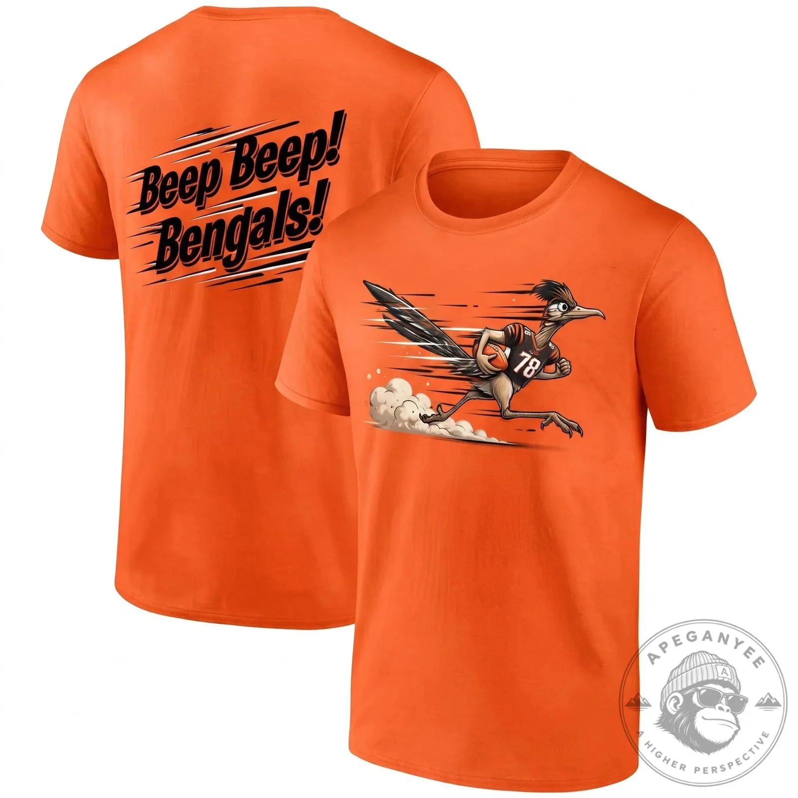 Cincinnati Bengals Road Runner Beep Beep Football Fan T-Shirt 11 Cincinnati Bengals Road Runner Beep Beep Football Fan T-Shirt