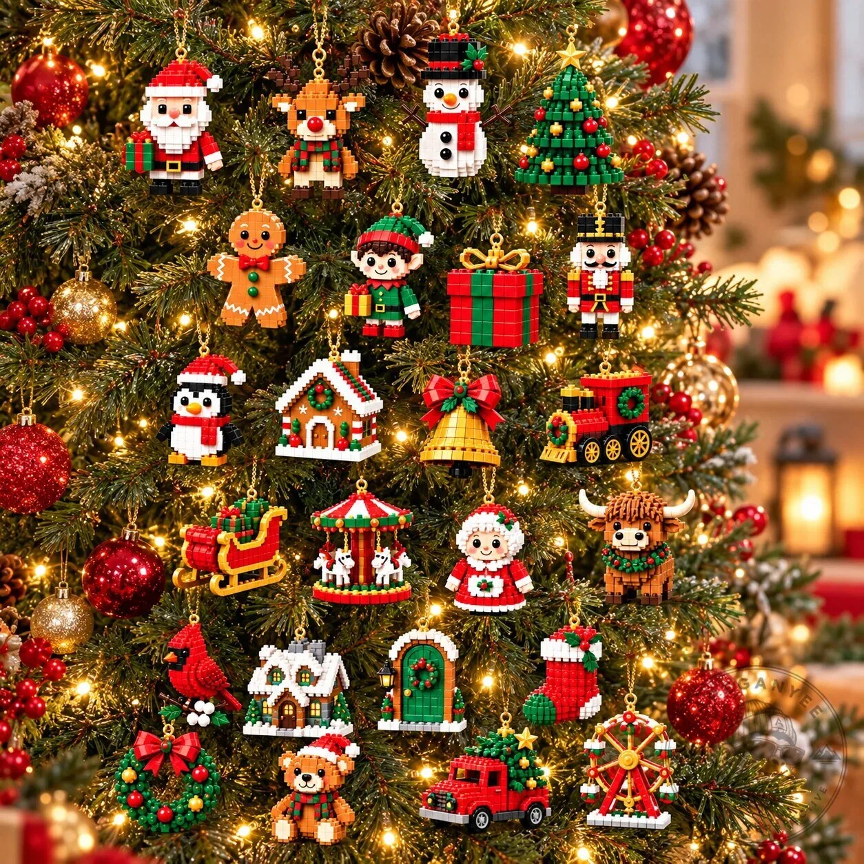 Mini Christmas 3D Ornament Advent Calendar 2026 Holiday Countdown Box 11 Mini Christmas 3D Ornament Advent Calendar 2026 Holiday Countdown Box