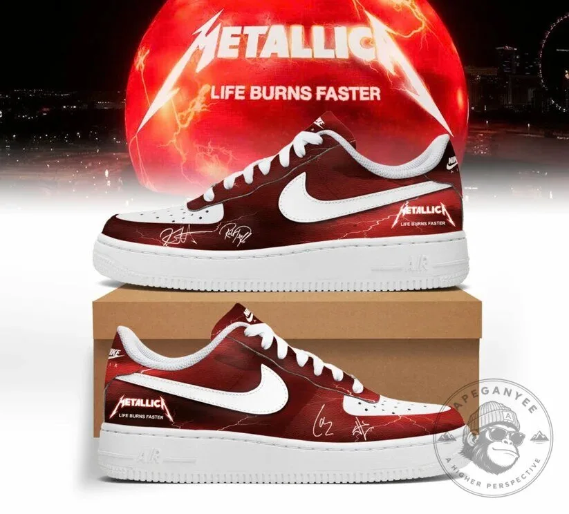 Las Vegas Concert Shoes: Metallica Life Burns Faster Sphere Edition