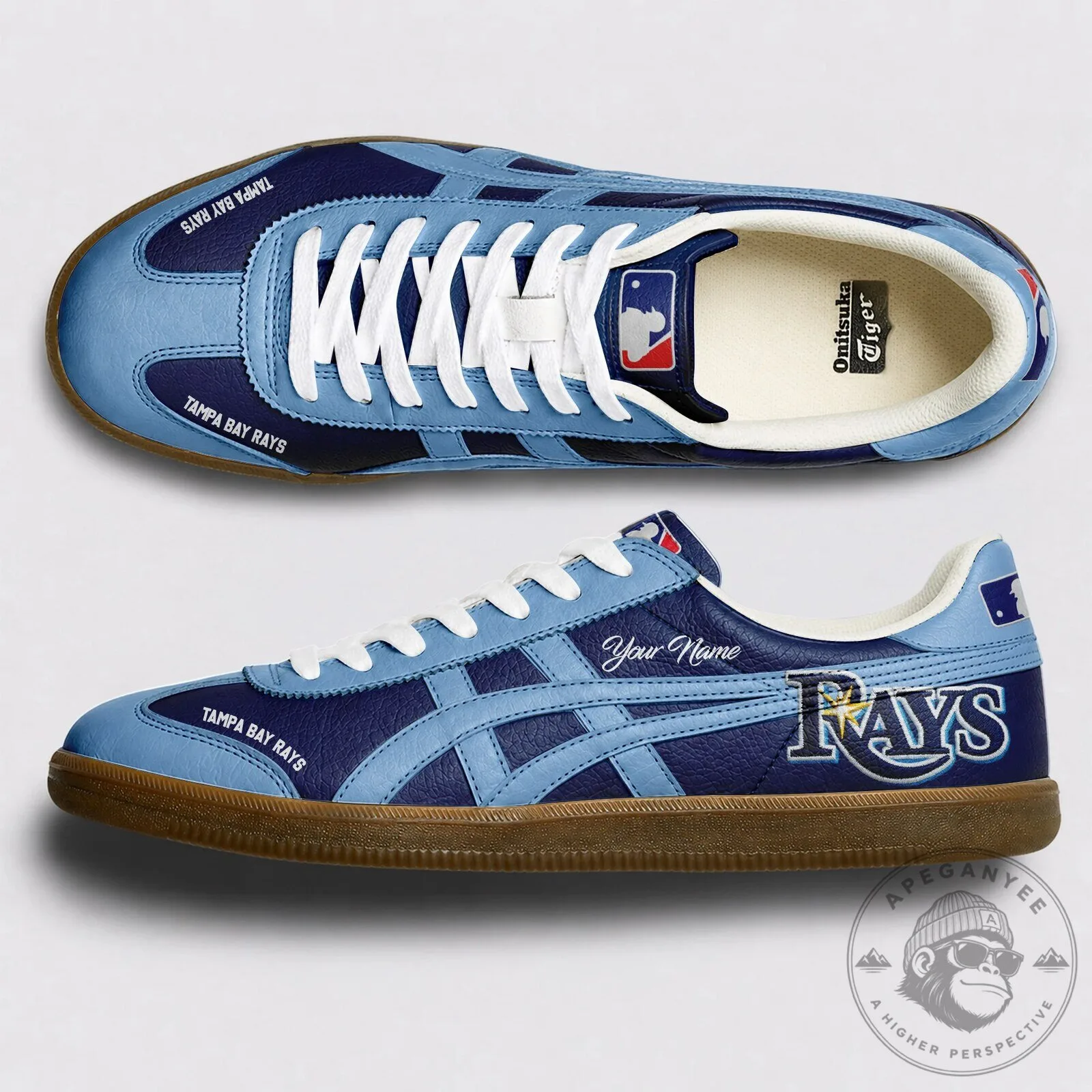 Tampa Bay Rays Baseball Team Custom Name Sneakers Shoes