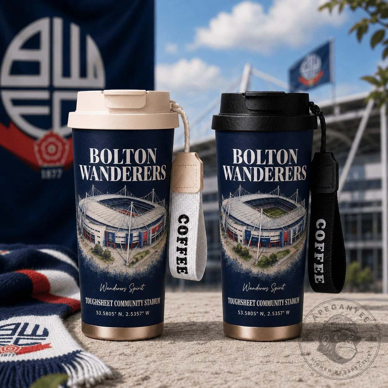 Bolton Wanderers Toughsheet Community Stadium Football Fan Tumbler 1 Bolton Wanderers Toughsheet Community Stadium Football Fan Tumbler