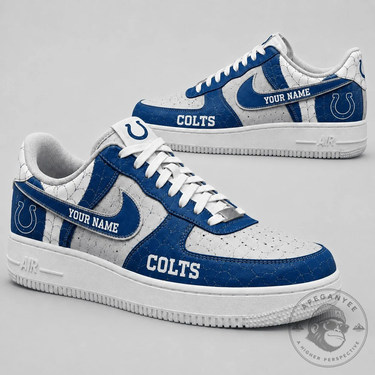 Indianapolis Colts Personalized Low Top Air Force Shoes