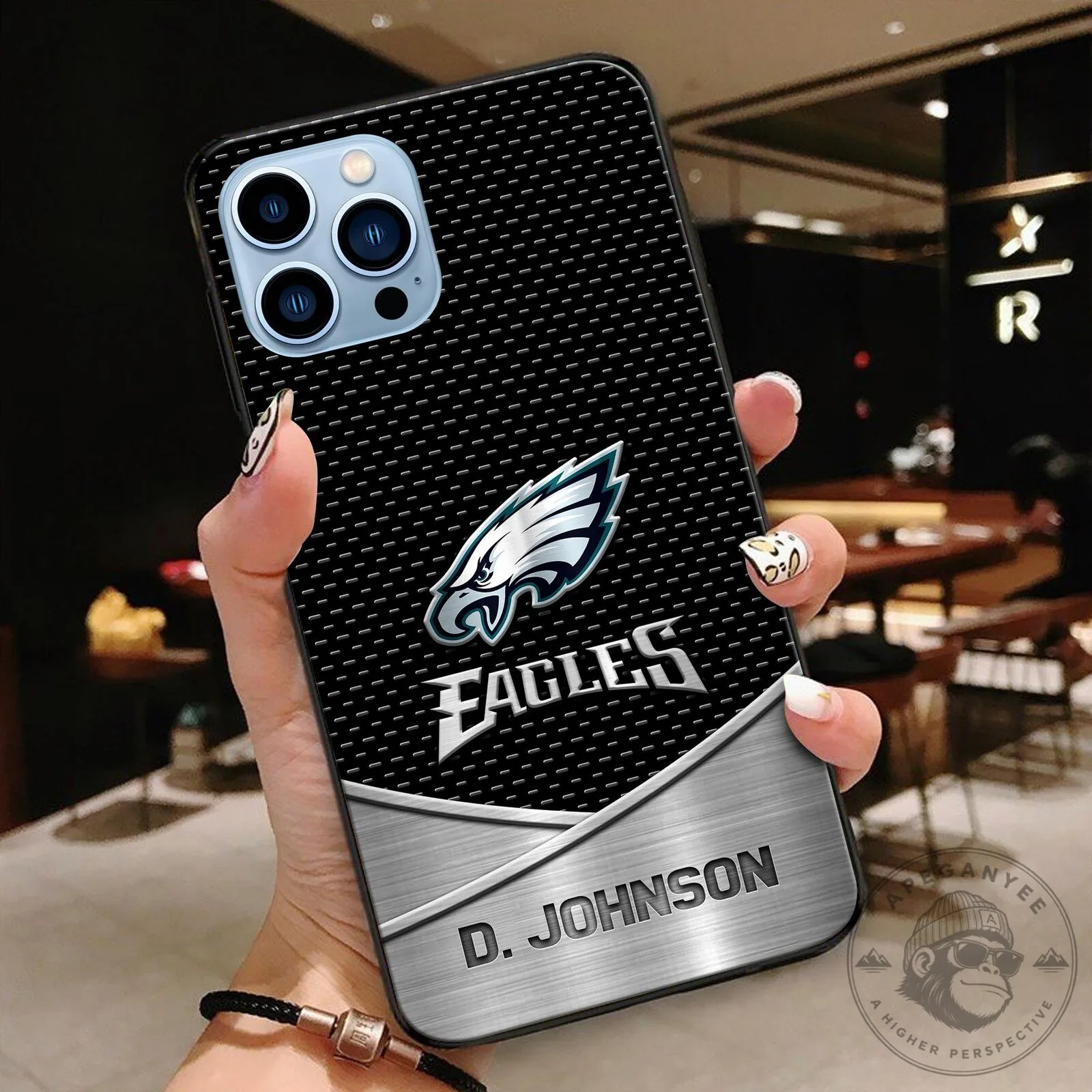 Philadelphia Eagles Custom Name Football Sports Team Fan Phone Case