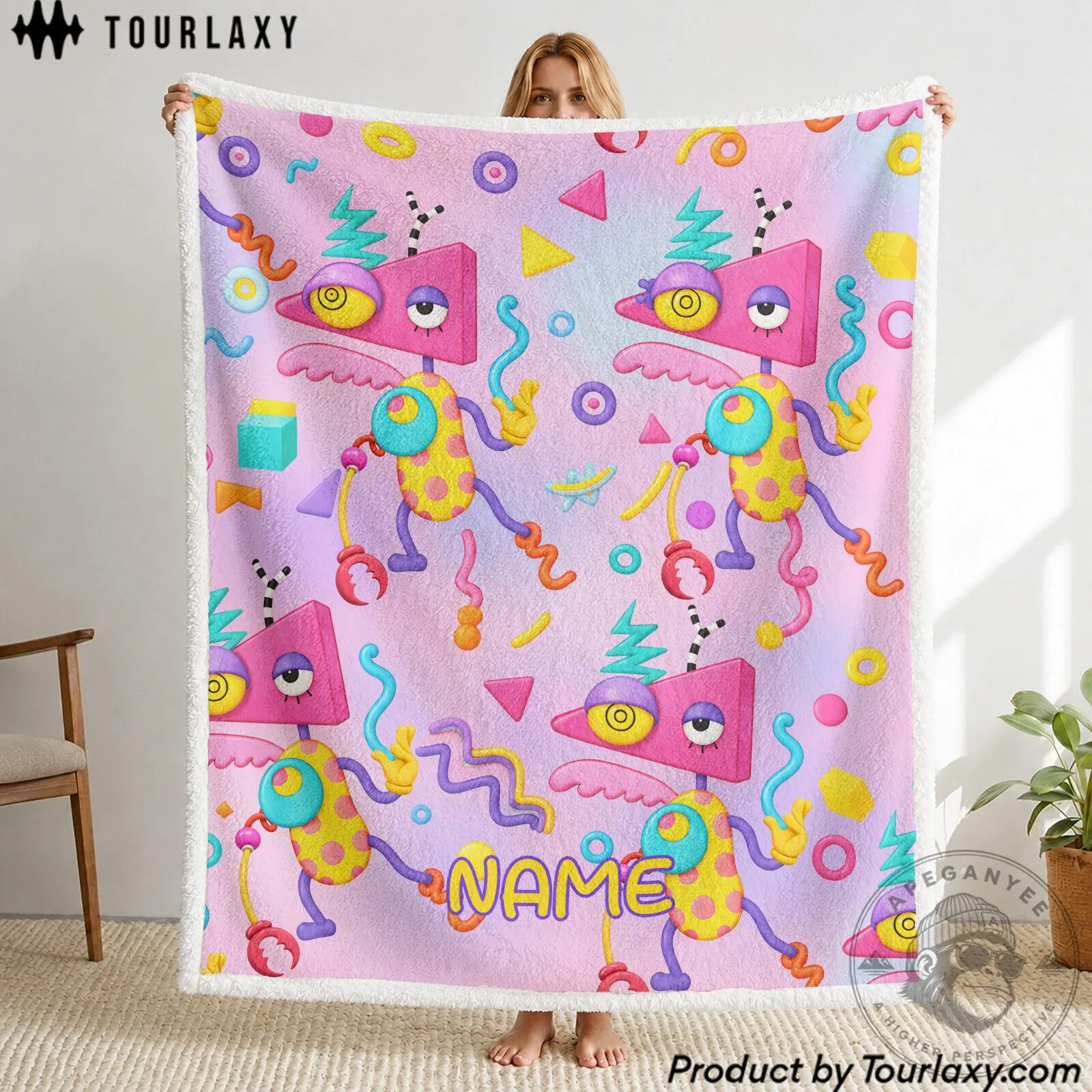 The Amazing Digital Circus Zooble Character Blanket