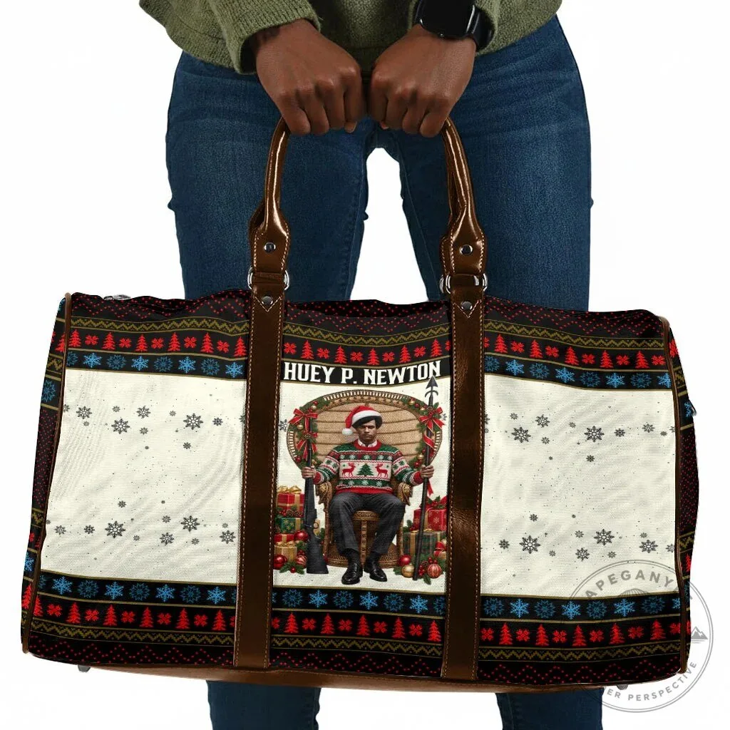Huey P. Newton Black Panther Christmas Holiday Travel Bag
