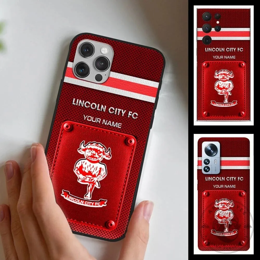 Lincoln City Football Club Personalized Phone Case for iPhone and Samsung Models