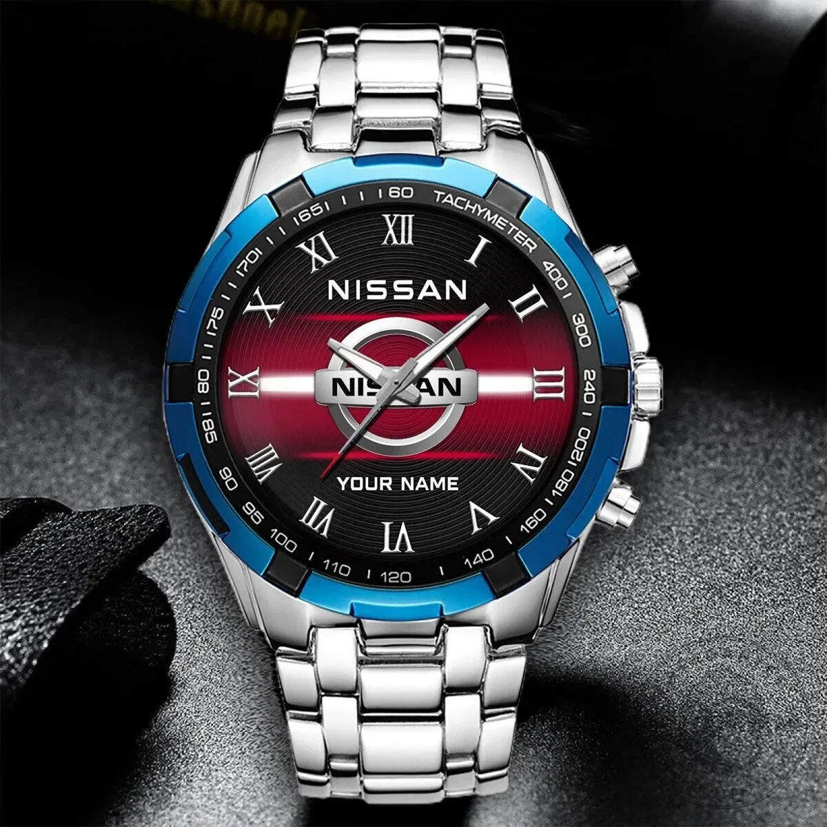 Nissan Custom Name Elegant Fashion Design Watch for Men and Women