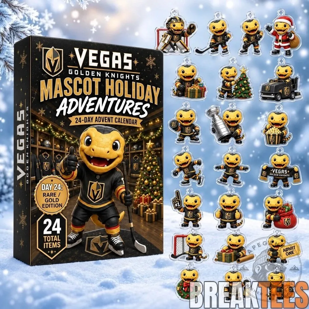 Vegas Golden Knights Chance Mascot Holiday Advent Calendar 24-Day Countdown