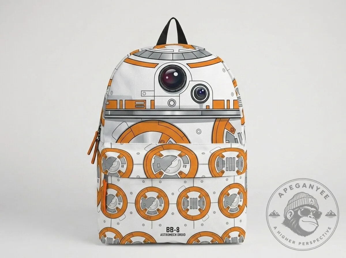 Star Wars BB-8 Astromech Droid Character Graphic Backpack
