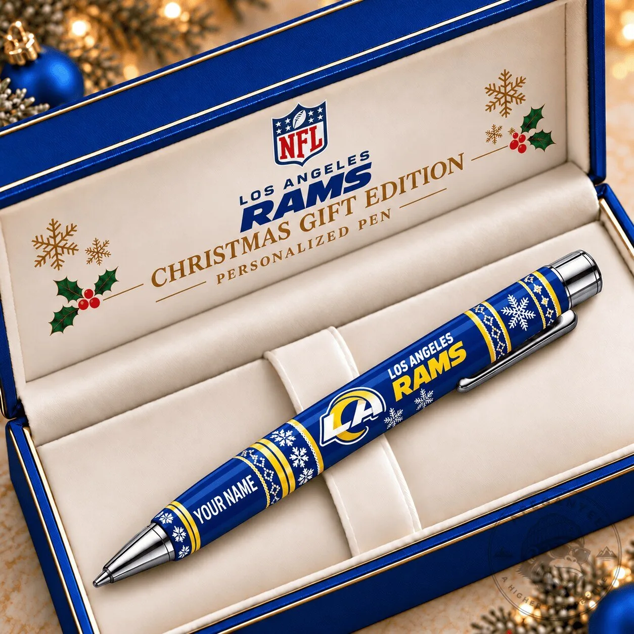 Los Angeles Rams Christmas Personalized Ballpoint Pen