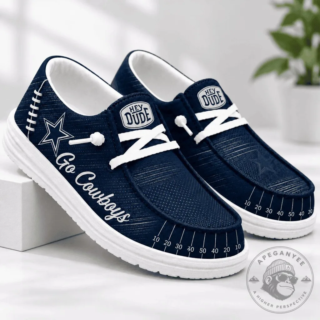 Dallas Cowboys Loafer Shoes for Football Field Fans