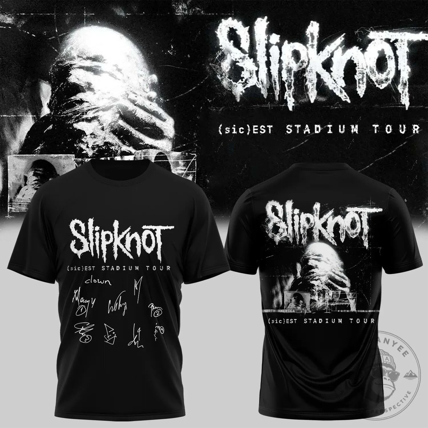 Slipknot (sic)est Stadium Tour Band T-Shirt