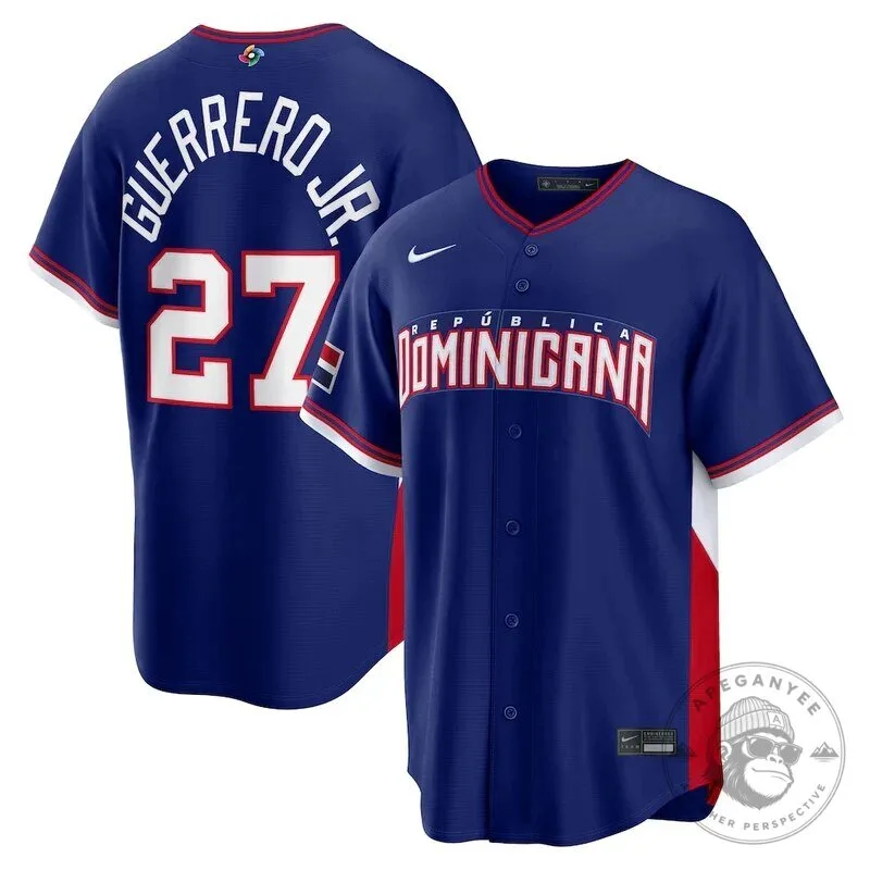 Dominican Republic Vladimir Guerrero Jr. World Baseball Classic Jersey