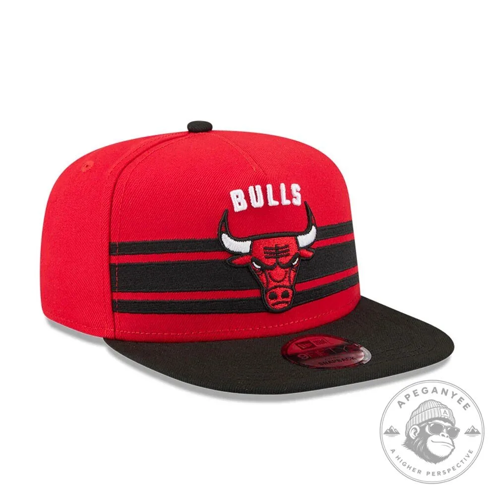 Chicago Bulls Red and Black New Era 9FIFTY Snapback Cap Hat