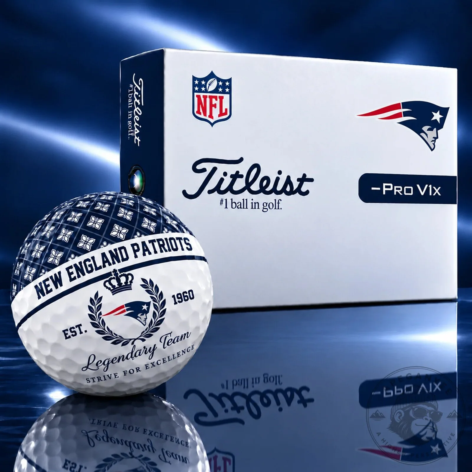 New England Patriots NFL Legendary Team Golf Ball