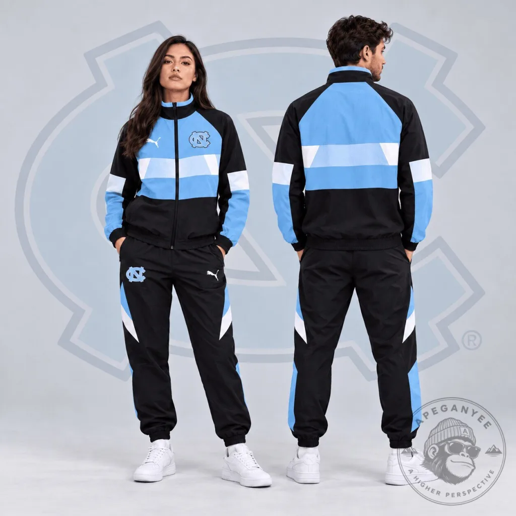 North Carolina Tar Heels Colorblock Performance Tracksuit Jacket North Carolina Tar Heels Colorblock Performance Tracksuit Jacket