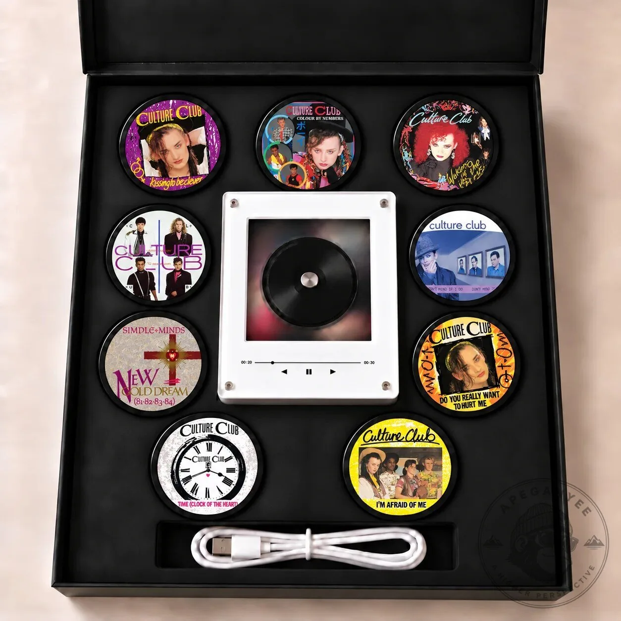 Culture Club Colour By Numbers Album Art LED Night Light Tabletop Decor Fan Gift 8 Culture Club Colour By Numbers Album Art LED Night Light Tabletop Decor Fan Gift