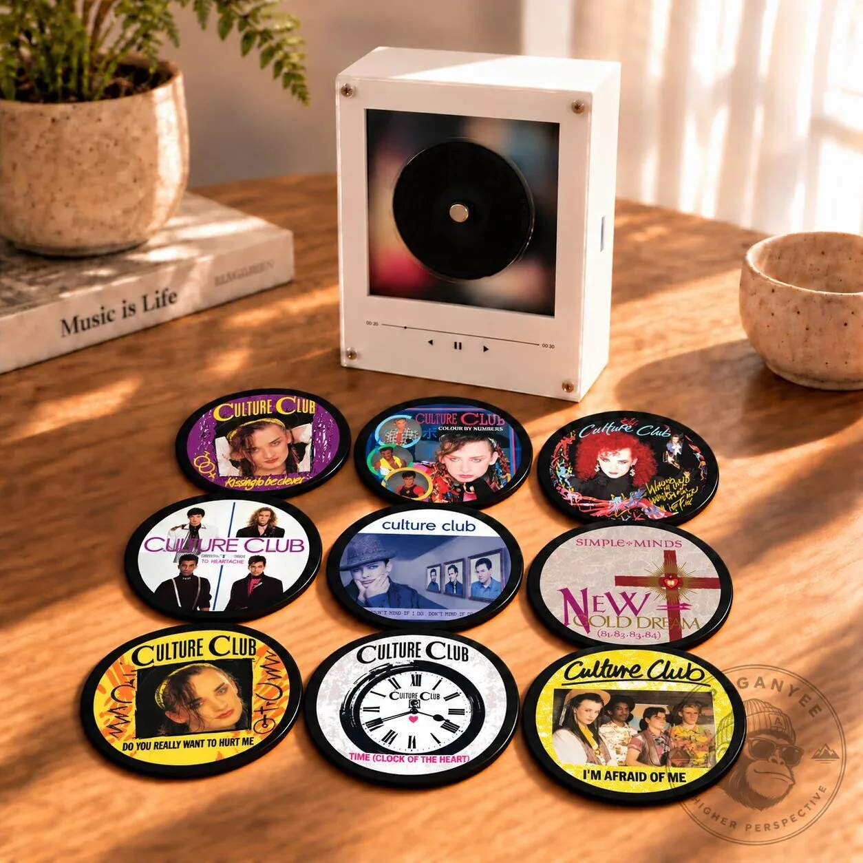 Culture Club Colour By Numbers Album Art LED Night Light Tabletop Decor Fan Gift 10 Culture Club Colour By Numbers Album Art LED Night Light Tabletop Decor Fan Gift